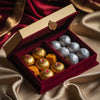 Gold Foil Kesar Katli with Silver Almond Laddu (Limited Edition)