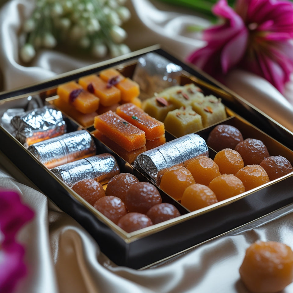 Festive Royal Sweet Box – 3 Layer Premium Tray