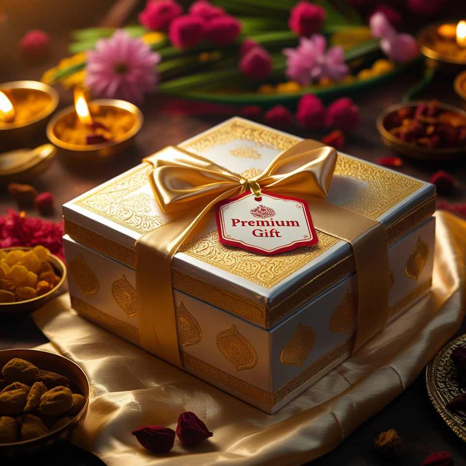 Gold Foil Kesar Katli with Silver Almond Laddu (Limited Edition)