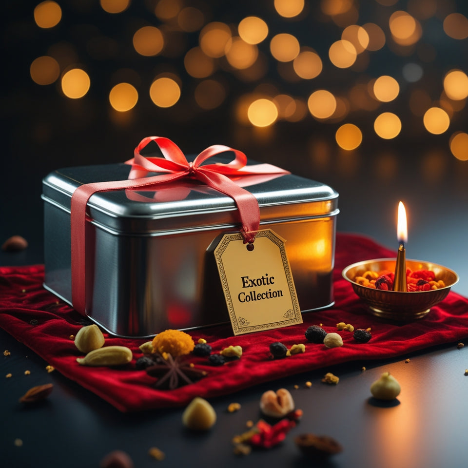 Exotic Nut Barfi Collection – Deluxe Metal Box