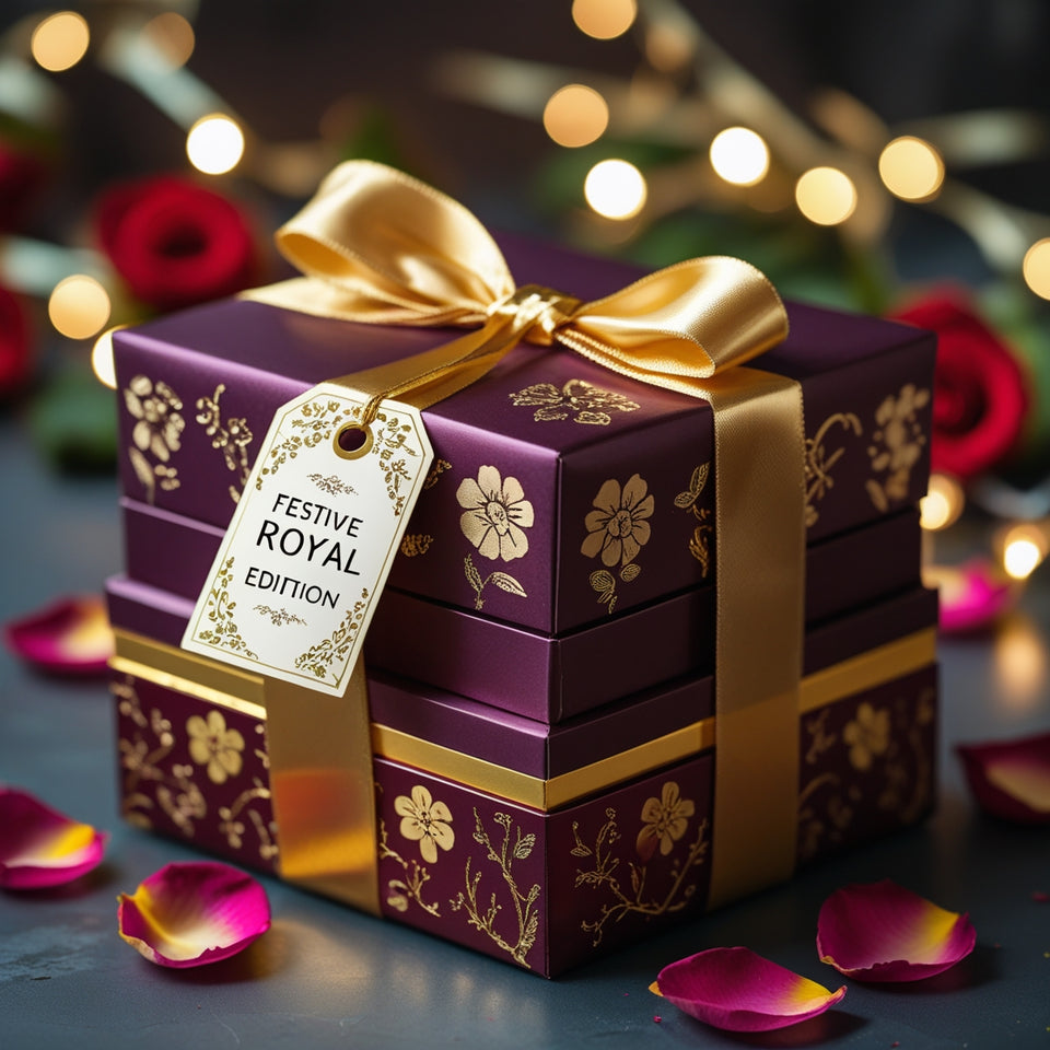 Festive Royal Sweet Box – 3 Layer Premium Tray
